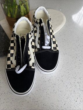 Vans Black and White Checkerboard Old Skool Sneakers
